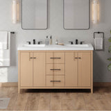 Katara 60'' Double Bathroom Vanity Set