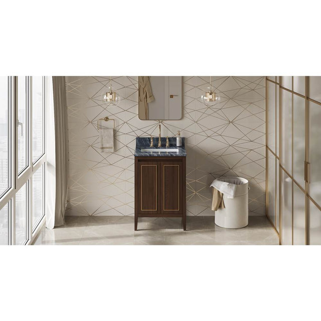Jeffrey Alexander - Percival 24'' Single Bathroom Vanity Set - Dark Walnut