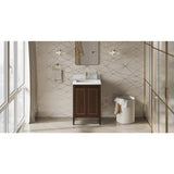 Jeffrey Alexander - Percival 24'' Single Bathroom Vanity Set - Dark Walnut
