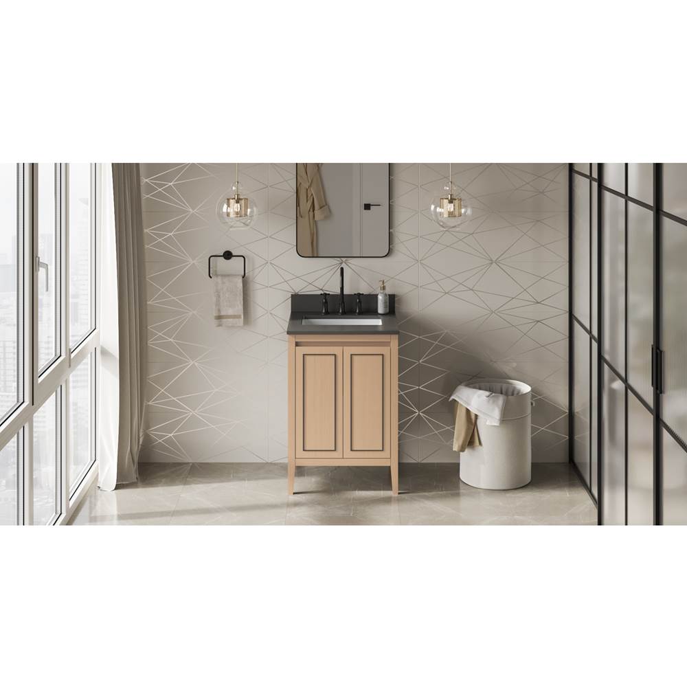 Jeffrey Alexander - Percival 24'' Single Bathroom Vanity Set - Natural Oak