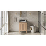 Jeffrey Alexander - Percival 24'' Single Bathroom Vanity Set - Natural Oak