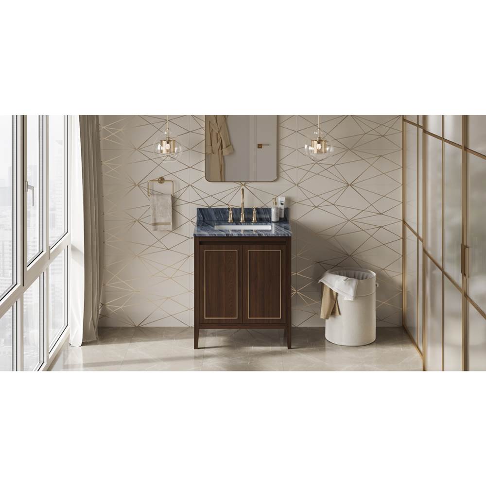 Jeffrey Alexander - Percival 30'' Single Bathroom Vanity Set - Dark Walnut