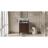 Jeffrey Alexander - Percival 30'' Single Bathroom Vanity Set - Dark Walnut