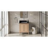 Jeffrey Alexander - Percival 30'' Single Bathroom Vanity Set - Natural Oak