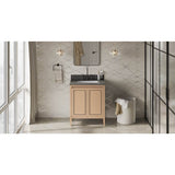Jeffrey Alexander - Percival 30'' Single Bathroom Vanity Set - Natural Oak