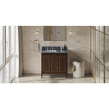 Jeffrey Alexander - Percival 36'' Single Bathroom Vanity Set - Dark Walnut