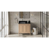 Jeffrey Alexander - Percival 36'' Single Bathroom Vanity Set - Natural Oak