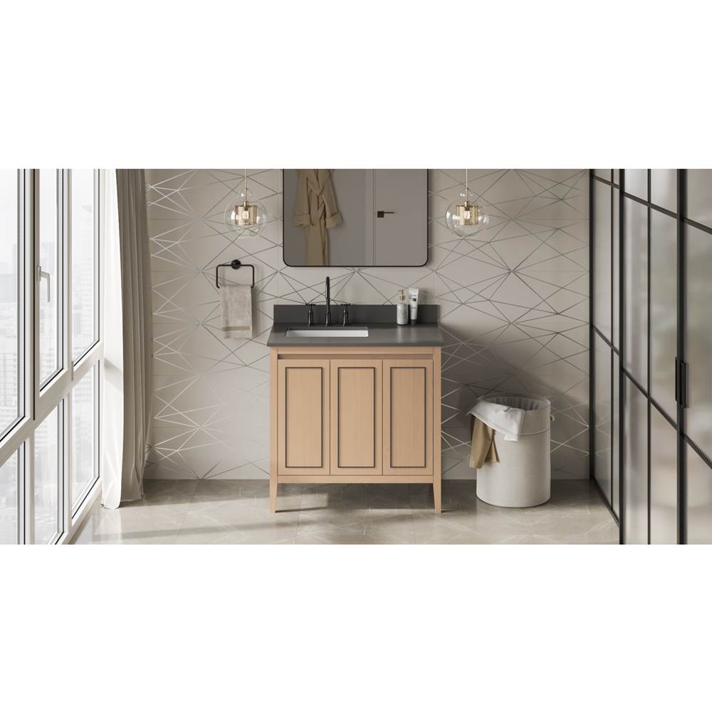 Jeffrey Alexander - Percival 36'' Single Bathroom Vanity Set - Natural Oak