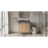 Jeffrey Alexander - Percival 36'' Single Bathroom Vanity Set - Natural Oak