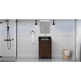 Jeffrey Alexander - Theodora 24'' Single Bathroom Vanity Set - Dark Walnut