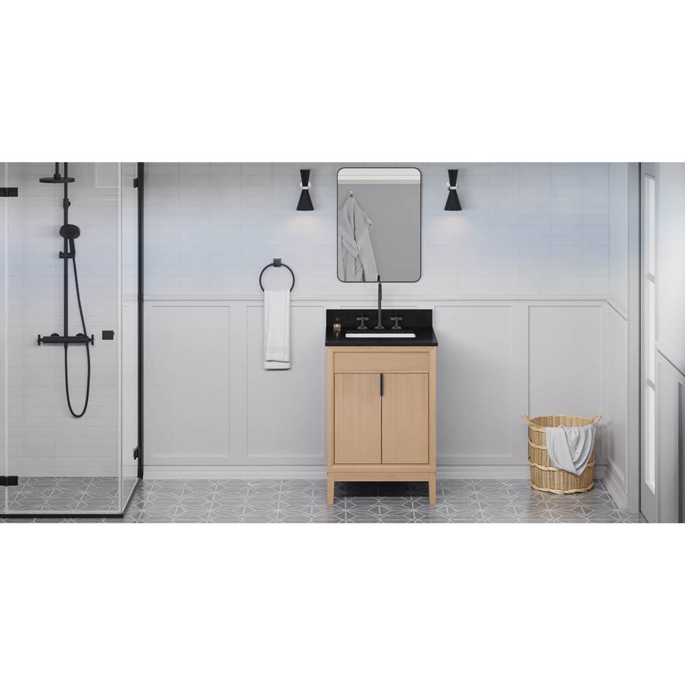 Jeffrey Alexander - Theodora 24'' Single Bathroom Vanity Set - Natural Oak