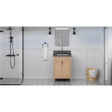 Jeffrey Alexander - Theodora 24'' Single Bathroom Vanity Set - Natural Oak