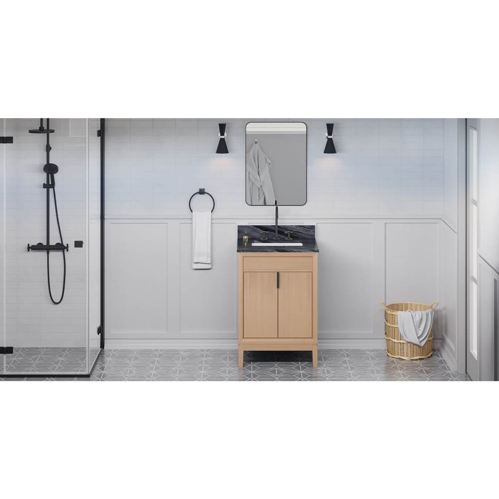 Jeffrey Alexander - Theodora 24'' Single Bathroom Vanity Set - Natural Oak