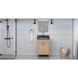 Jeffrey Alexander - Theodora 24'' Single Bathroom Vanity Set - Natural Oak