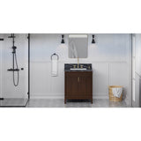 Jeffrey Alexander - Theodora 30'' Single Bathroom Vanity Set - Dark Walnut