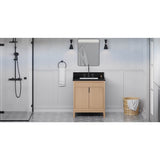 Jeffrey Alexander - Theodora 30'' Single Bathroom Vanity Set - Natural Oak