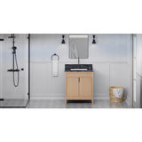 Jeffrey Alexander - Theodora 30'' Single Bathroom Vanity Set - Natural Oak