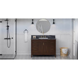 Jeffrey Alexander - Theodora 48'' Single Bathroom Vanity Set - Dark Walnut