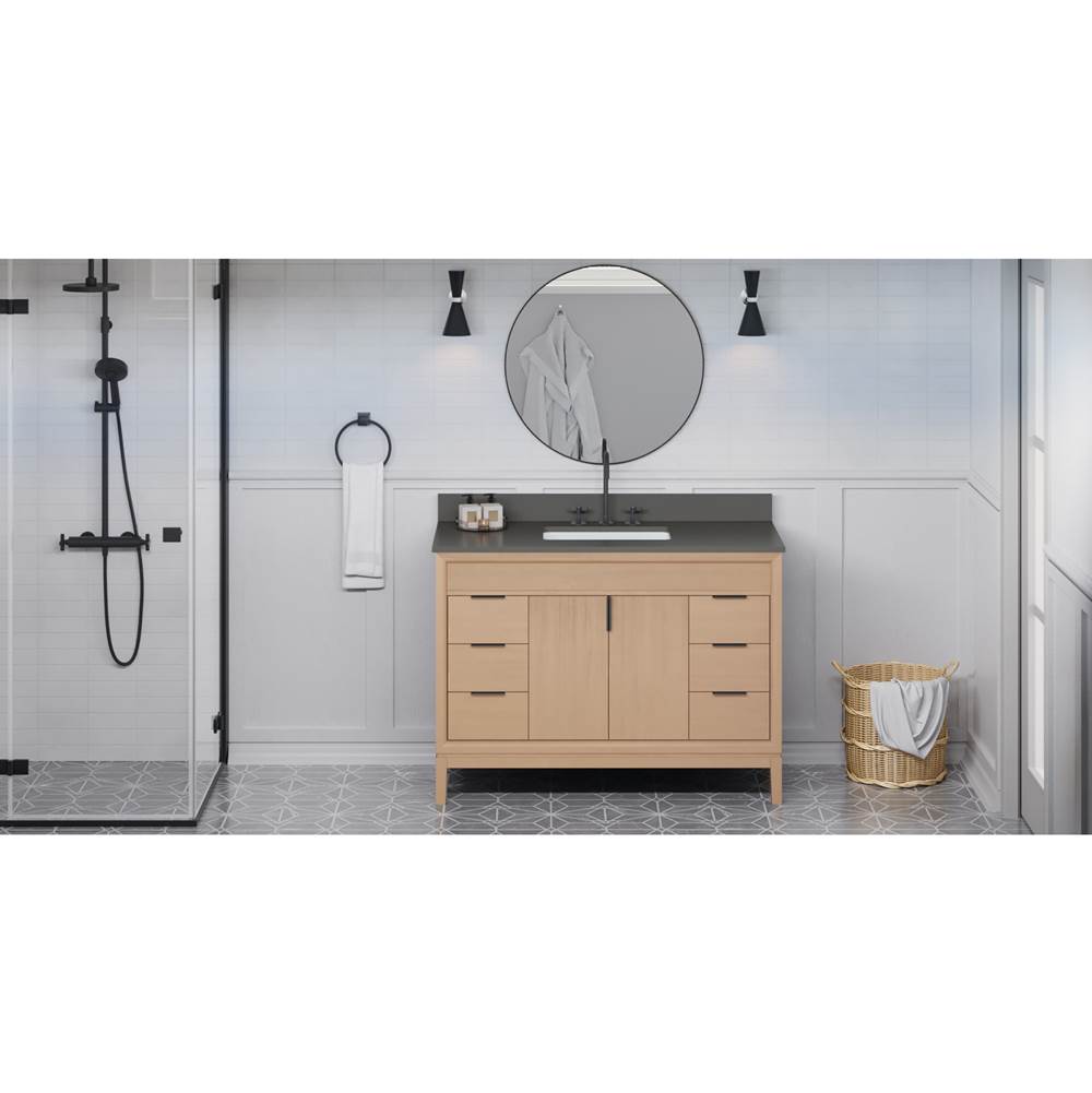 Jeffrey Alexander - Theodora 48'' Single Bathroom Vanity Set - Natural Oak