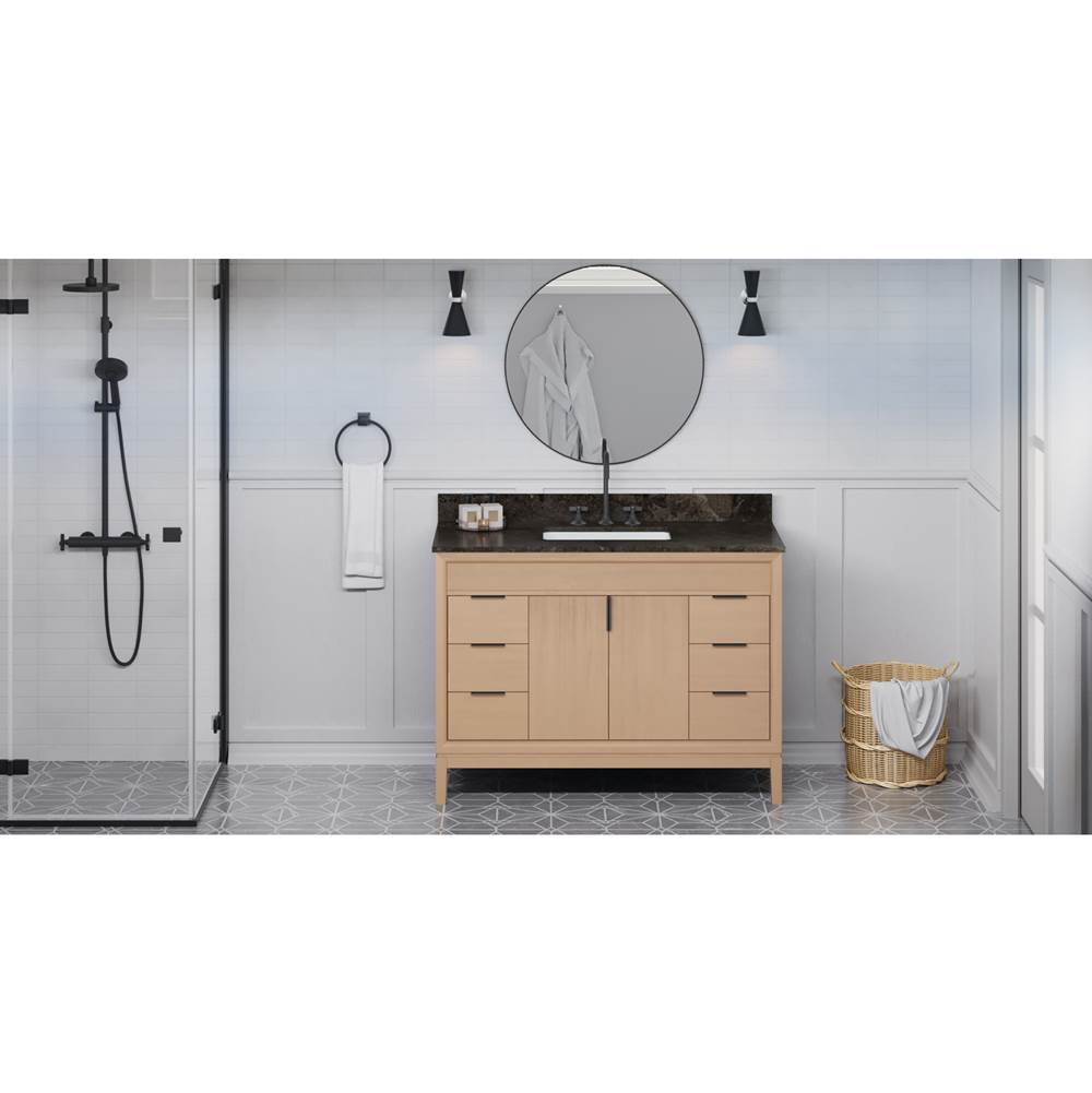 Jeffrey Alexander - Theodora 48'' Single Bathroom Vanity Set - Natural Oak