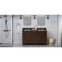 Jeffrey Alexander - Theodora 60'' Double Bathroom Vanity Set - Dark Walnut
