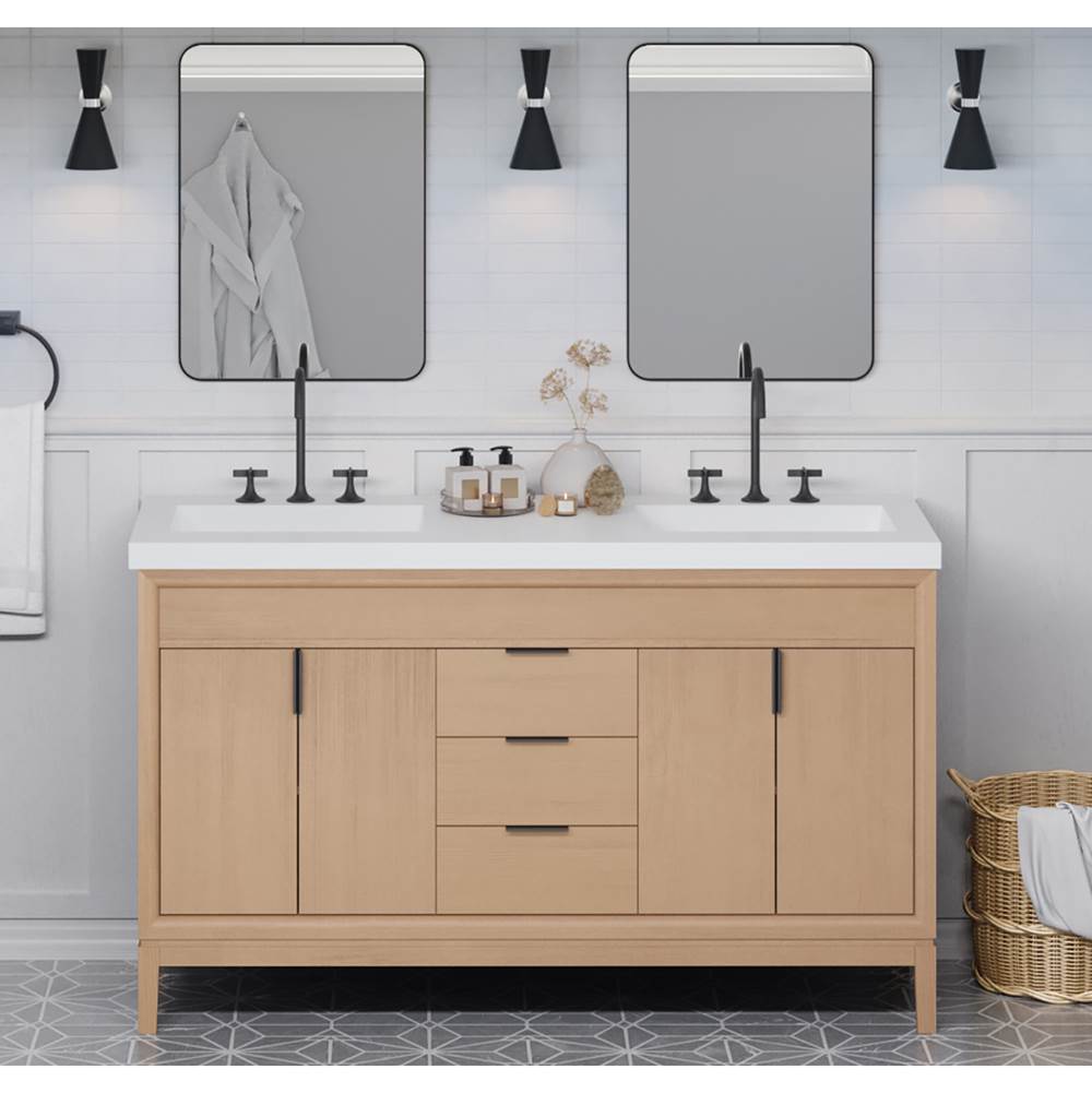 Theodora 60'' Double Bathroom Vanity Set
