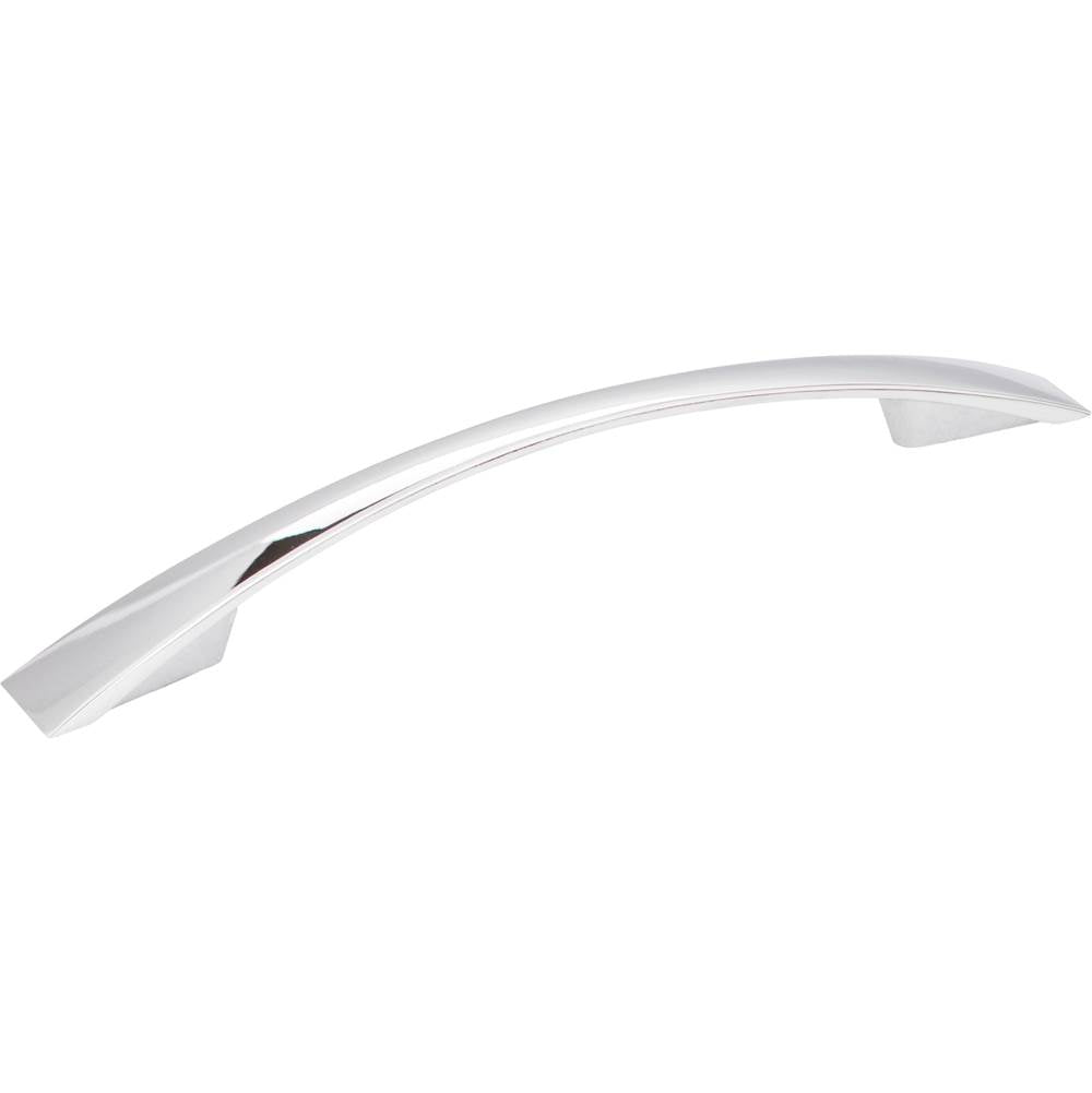 Jeffrey Alexander - 128 mm Center-to-Center Polished Chrome Flared Regan Cabinet Pull - Polished Chrome