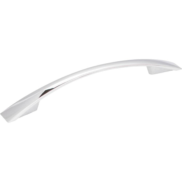 Jeffrey Alexander - 128 mm Center-to-Center Polished Chrome Flared Regan Cabinet Pull - Polished Chrome