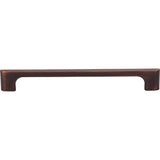 192 mm Center-to-Center Brushed Oil Rubbed Bronze Asymmetrical Leyton Cabinet Pull