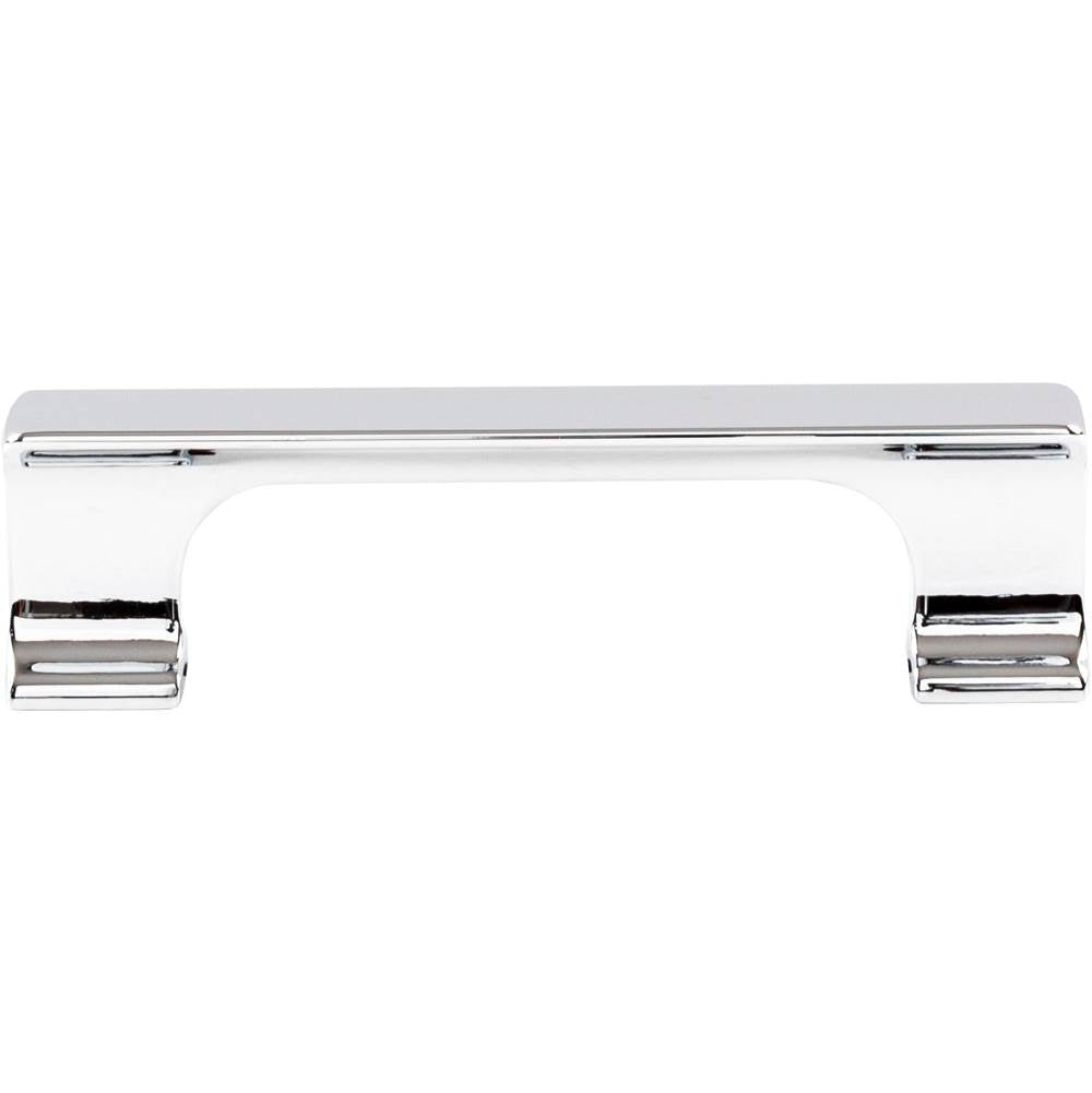 96 mm Center-to-Center Polished Chrome Sullivan Cabinet Pull