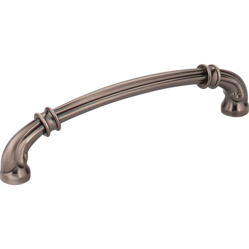 Jeffrey Alexander - 128 mm Center-to-Center Brushed Pewter Lafayette Cabinet Pull - Brushed Pewter