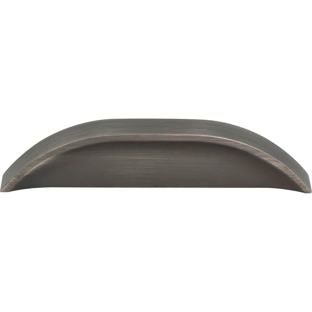 3'' / 96 mm Center-to-Center Brushed Pewter Elara Cabinet Pinch Pull