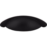 3'' Center-to-Center Matte Black Lyon Cabinet Cup Pull