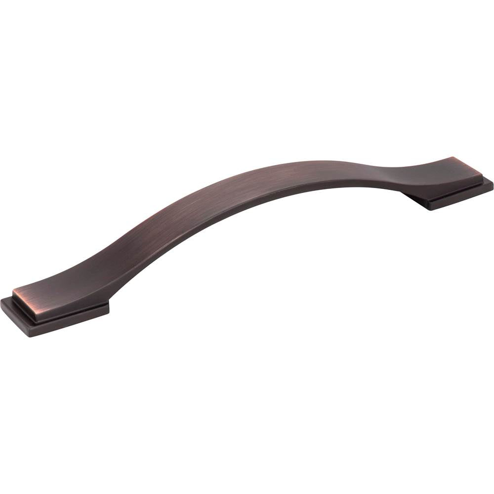 Jeffrey Alexander - 160 mm Center-to-Center Brushed Oil Rubbed Bronze Strap Mirada Cabinet Pull - Brushed Oil Rubbed Bronze