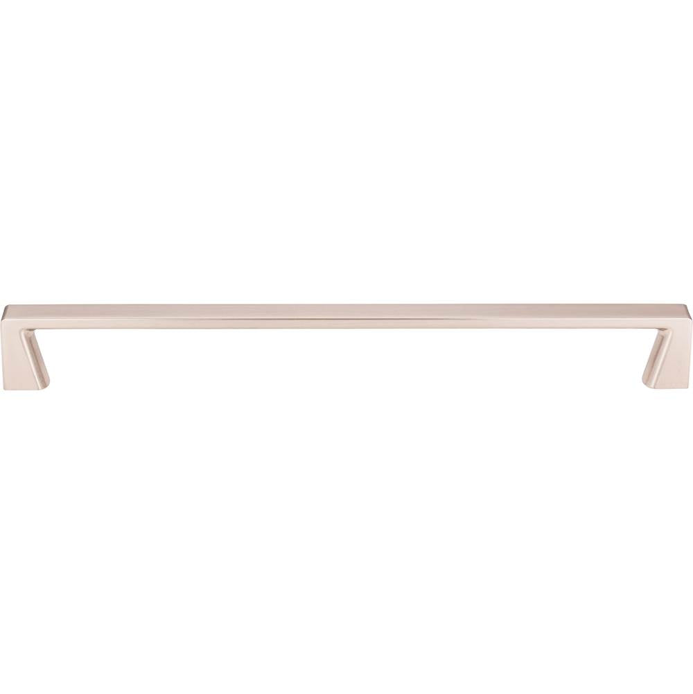 224 mm Center-to-Center Satin Nickel Square Boswell Cabinet Pull