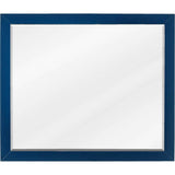 Jeffrey Alexander - 33'' W x 1'' D x 28'' H Hale Blue Cade mirror - Hale Blue