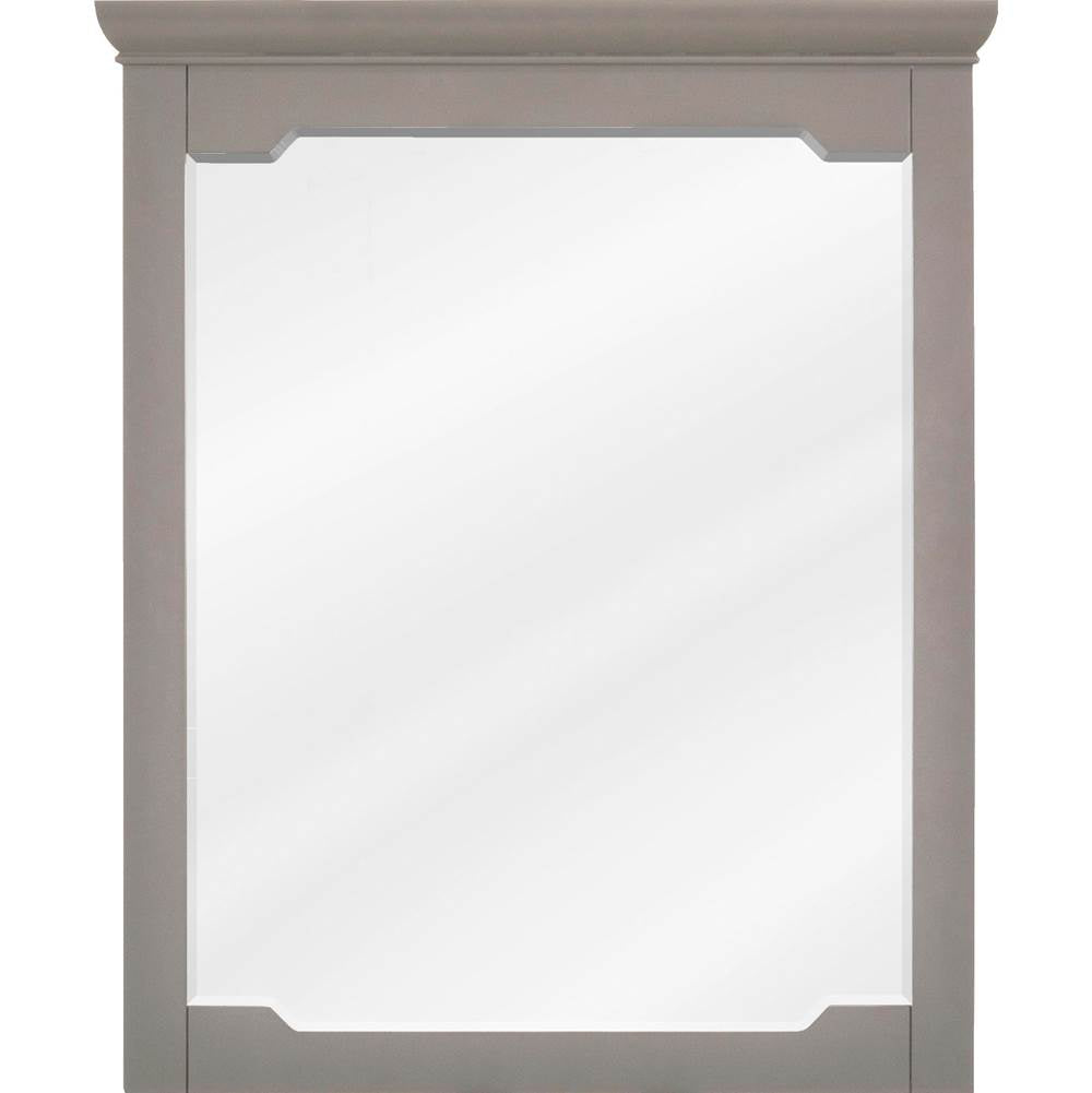 Jeffrey Alexander - 28'' W x 1-1/2'' D x 34'' H Grey Chatham mirror - Grey
