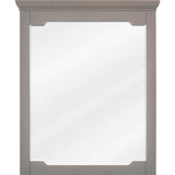 Jeffrey Alexander - 28'' W x 1-1/2'' D x 34'' H Grey Chatham mirror - Grey