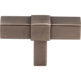 2'' Brushed Pewter Zane Cabinet ''T'' Knob