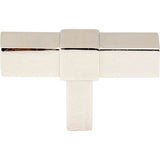 2'' Polished Nickel Zane Cabinet ''T'' Knob