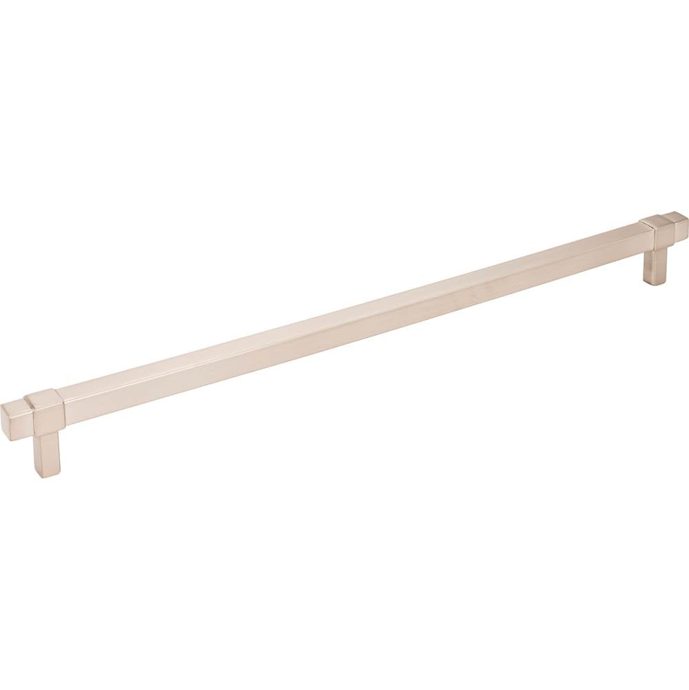 Jeffrey Alexander - 305 mm Center-to-Center Satin Nickel Square Zane Cabinet Pull - Satin Nickel