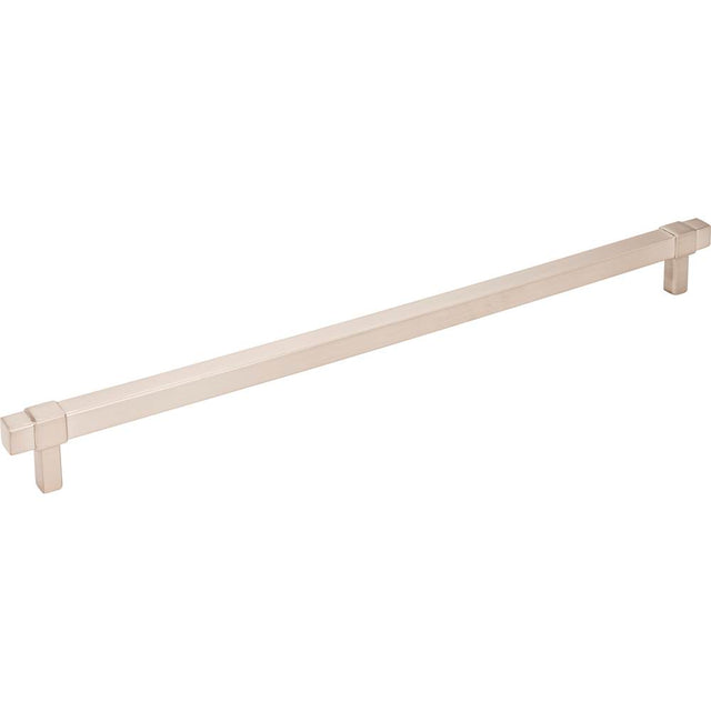 Jeffrey Alexander - 305 mm Center-to-Center Satin Nickel Square Zane Cabinet Pull - Satin Nickel