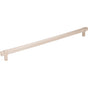 Jeffrey Alexander - 305 mm Center-to-Center Satin Nickel Square Zane Cabinet Pull - Satin Nickel