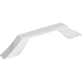 Jeffrey Alexander - 96 mm Center-to-Center Polished Chrome Square Royce Cabinet Pull - Polished Chrome
