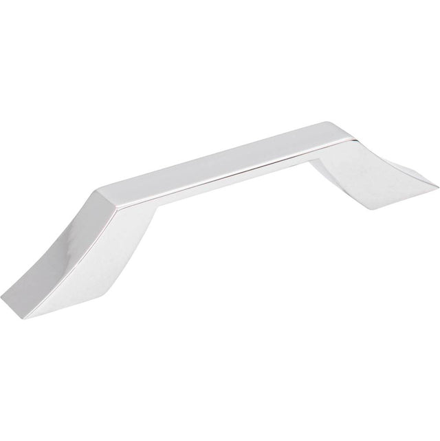 Jeffrey Alexander - 96 mm Center-to-Center Polished Chrome Square Royce Cabinet Pull - Polished Chrome