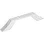 Jeffrey Alexander - 96 mm Center-to-Center Polished Chrome Square Royce Cabinet Pull - Polished Chrome