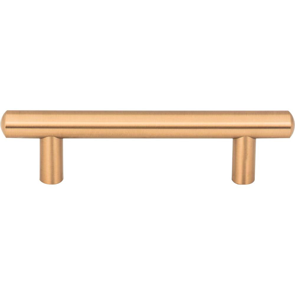 96 mm Center-to-Center Satin Bronze Key West Cabinet Bar Pull