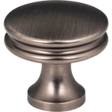 Jeffrey Alexander - 1-1/4'' Diameter Brushed Pewter Marie Cabinet Knob - Brushed Pewter