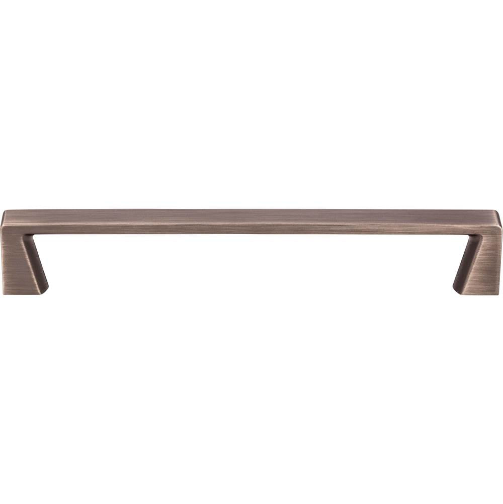 160 mm Center-to-Center Brushed Pewter Square Boswell Cabinet Pull