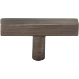 2-1/4'' Brushed Pewter Dominique Cabinet ''T'' Knob
